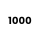 1000 Pack 