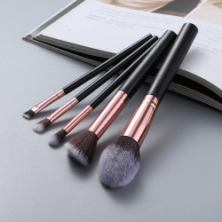 FLD 5pcs Kabuki Makeup Brushes Cosmetic Brush Kit