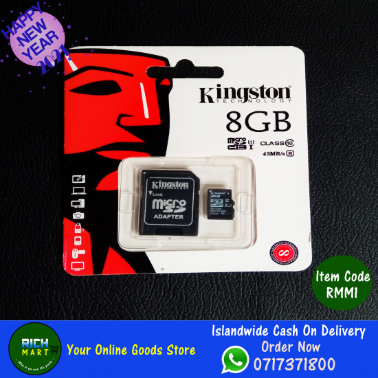 Memory Card Kingston 8GB Class 10,Kingston SD Card