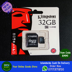 Memory Card Kingston 32GB Class 10, SD Card