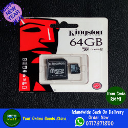 Memory Card Kingston 64GB Class 10, SD Card