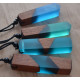 Fashionable Wood Resin Necklace Pendant