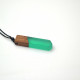Fashionable Wood Resin Necklace Pendant