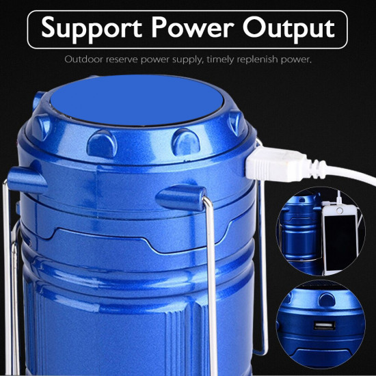 Rechargeable Camping Lamp with USB + phone changer