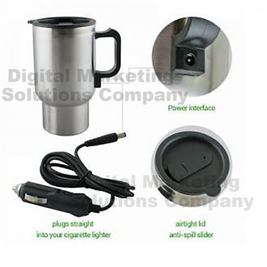 Car Based Heating Stainless Steel Cup Kettle 12V Car Based Heating Stainless Steel Cup Kettle 12V