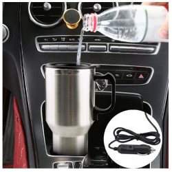 Car Based Heating Stainless Steel Cup Kettle 12V