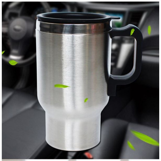 Car Based Heating Stainless Steel Cup Kettle 12V