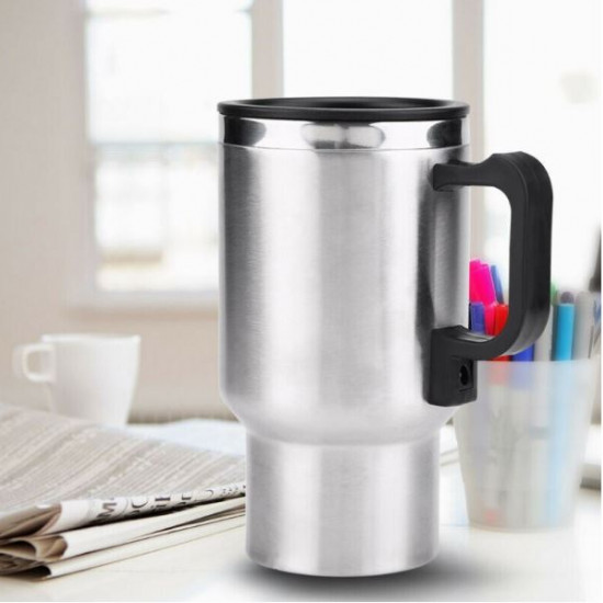 Car Based Heating Stainless Steel Cup Kettle 12V