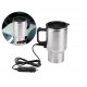 Car Based Heating Stainless Steel Cup Kettle 12V