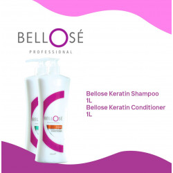 Bellose Keratin Shampoo + Conditioner 1L