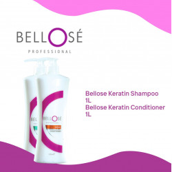 Bellose Keratin Shampoo + Conditioner 1L