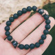 Natural Moonstone Bracelet Chakra Lava