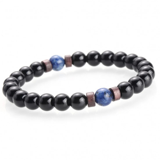 Natural Moonstone Bracelet Chakra Lava