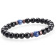 Natural Moonstone Bracelet Chakra Lava