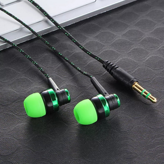 Cable Earphone Headset with Mic In-Ear 3.5mm