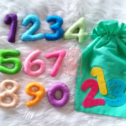 Felt Numbers