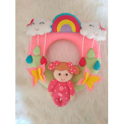 Felt Circular wall hanger