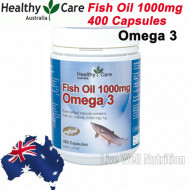 Fish Oil 1000mg Omega 3 400 Capsules