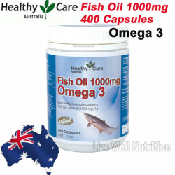 Fish Oil 1000mg Omega 3 400 Capsules