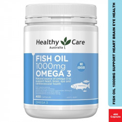 Healthy Care Fish Oil 1000mg Omega 3 400 Capsules
