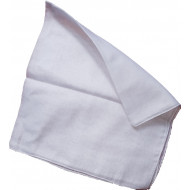 New born baby's Napkins - Double Layer fabrics /3 pcs / ( 22"x 22")/ Pure white color high quality fabric