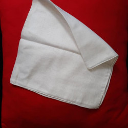 New born baby's Napkins - Double Layer fabrics /6 pcs / ( 20"x 20")/ Pure white color high quality fabric