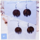 Coconut shell Earrings - Part 01