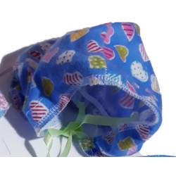 Baby's Cap with printed panel high quality fabrics