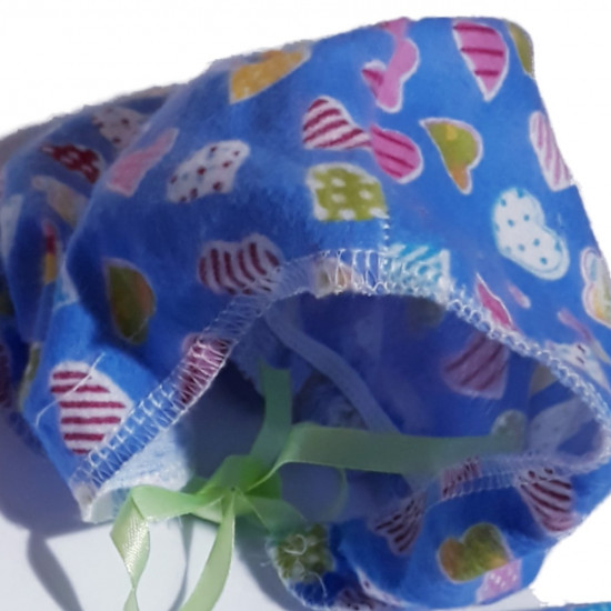 Baby's Cap with printed panel high quality fabrics