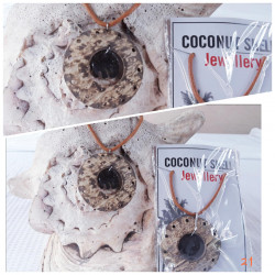 Jewelry - Code Necklace made coconut shell in Very excellent export quality condition. -2nd part