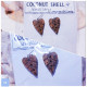 Coconut shell Earrings - Part 01