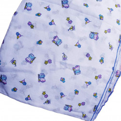 New Born Baby Napkins  - Printed / Double layer/3 pcs / ( 18"x 18")