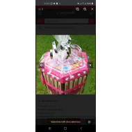 Valentine chocolate box