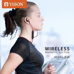 Yison E14 Bluetooth 4.2 Earphone Wireless Earphones Magnetic Stereo Handsfree Earbuds Sport Music Headphone For mi 5g phone