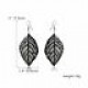 Women Boho Hollow Leaf Ear DanglDrop Hook Earrings