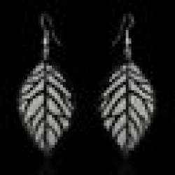 Women Boho Hollow Leaf Ear DanglDrop Hook Earrings