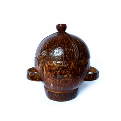 Coconut shell Bowl with Lid