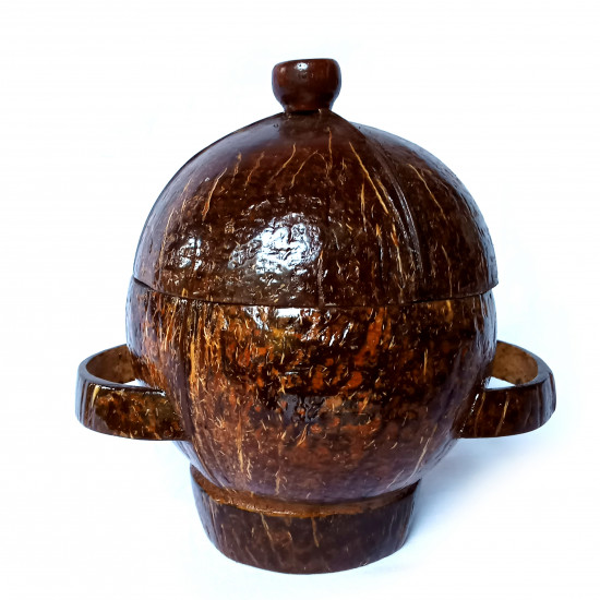 Coconut shell Bowl with Lid Coconut shell Bowl with Lid
