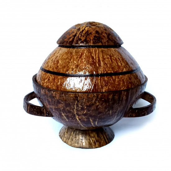 Coconut shell - Medicine Container Coconut shell - Medicine Container