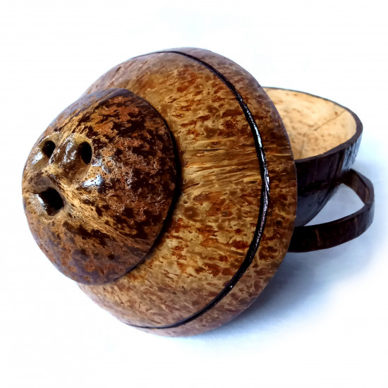 Coconut shell - Medicine Container Coconut shell - Medicine Container