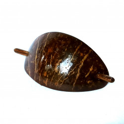 Coconut shell Hair Clip