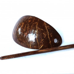 Coconut shell Hair Clip