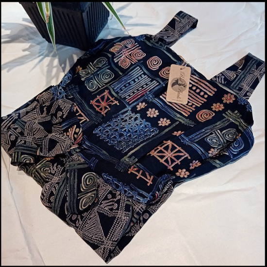STRAP TOP BOTOM  BORDER JUMPSUIT