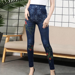 Floral Stretched Leggings