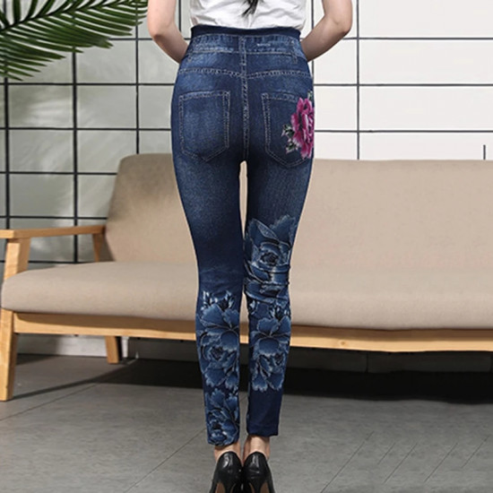 Floral Stretched Leggings