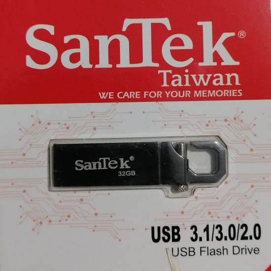 SanTek Pen Drive 32GB 3.1/3.0/2.0 USB Flash Drive