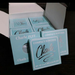 5 PIECES OF CHARLE CREAM PUFF COMPACT POWDER