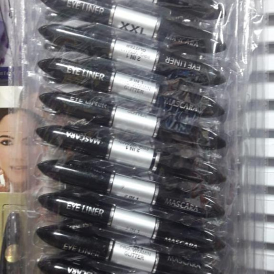 5 PIECES OF 2 IN 1 EYELINER & MASCARA 5 PIECES OF 2 IN 1 EYELINER & MASCARA