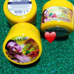 24 K gold Turmeric peel off mask