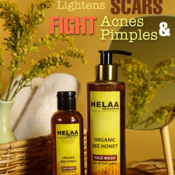 HELAA Exclusive Organic Bee Honey Face Wash(200ml)